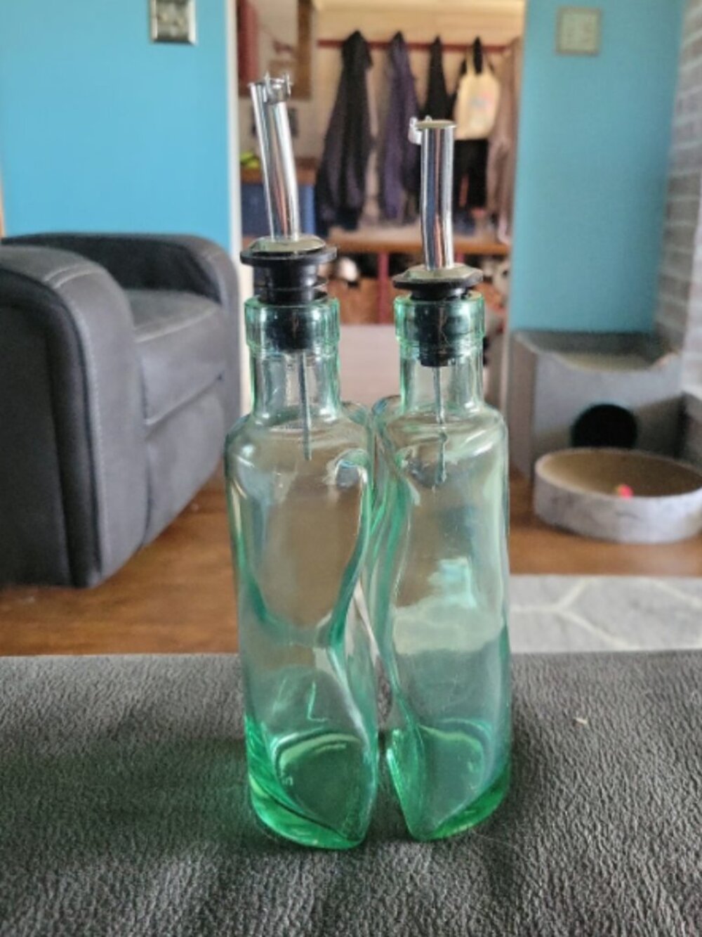 Oil and vinegar bottles